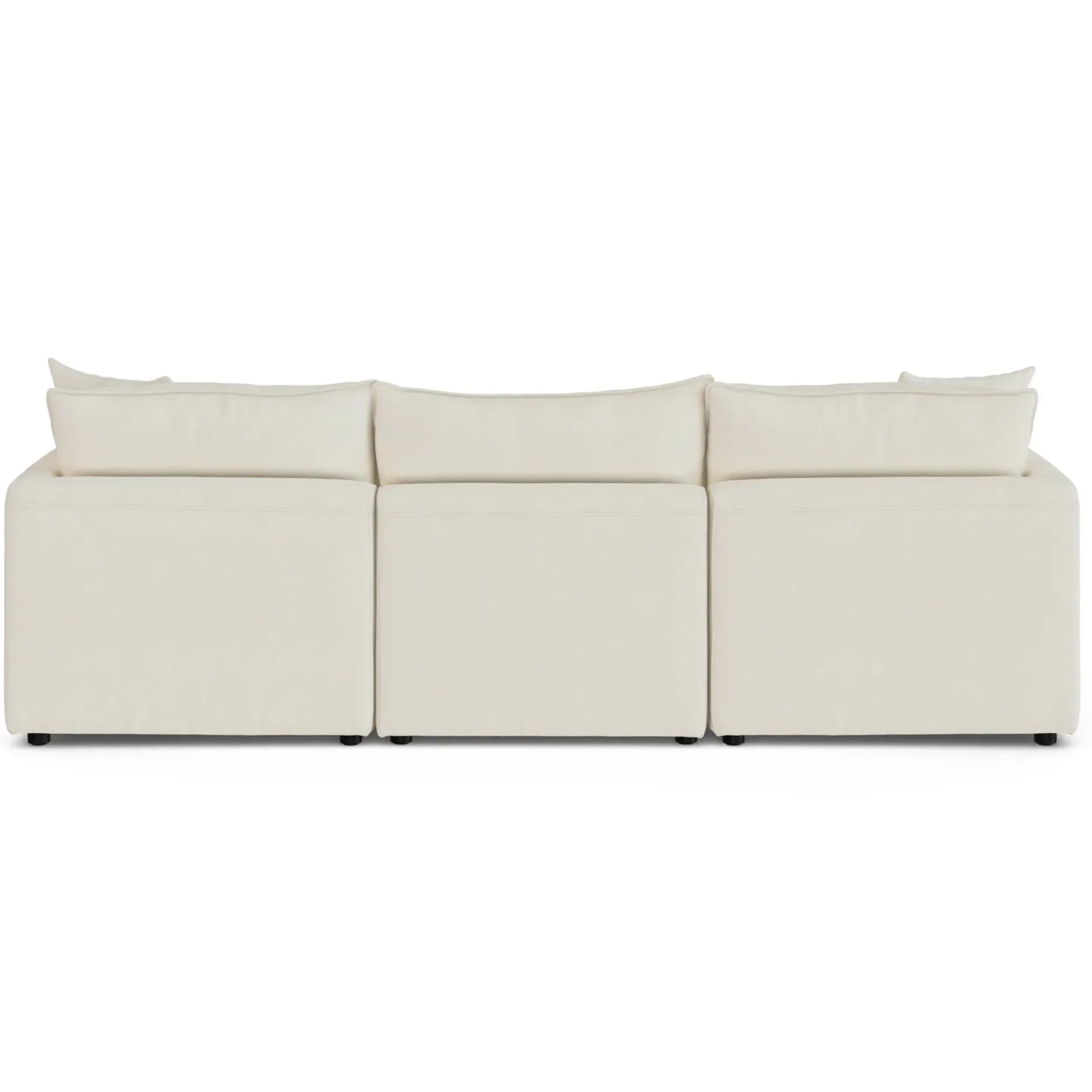 Lenae 104" Reversible Modular Sectional - Savoy Ivory