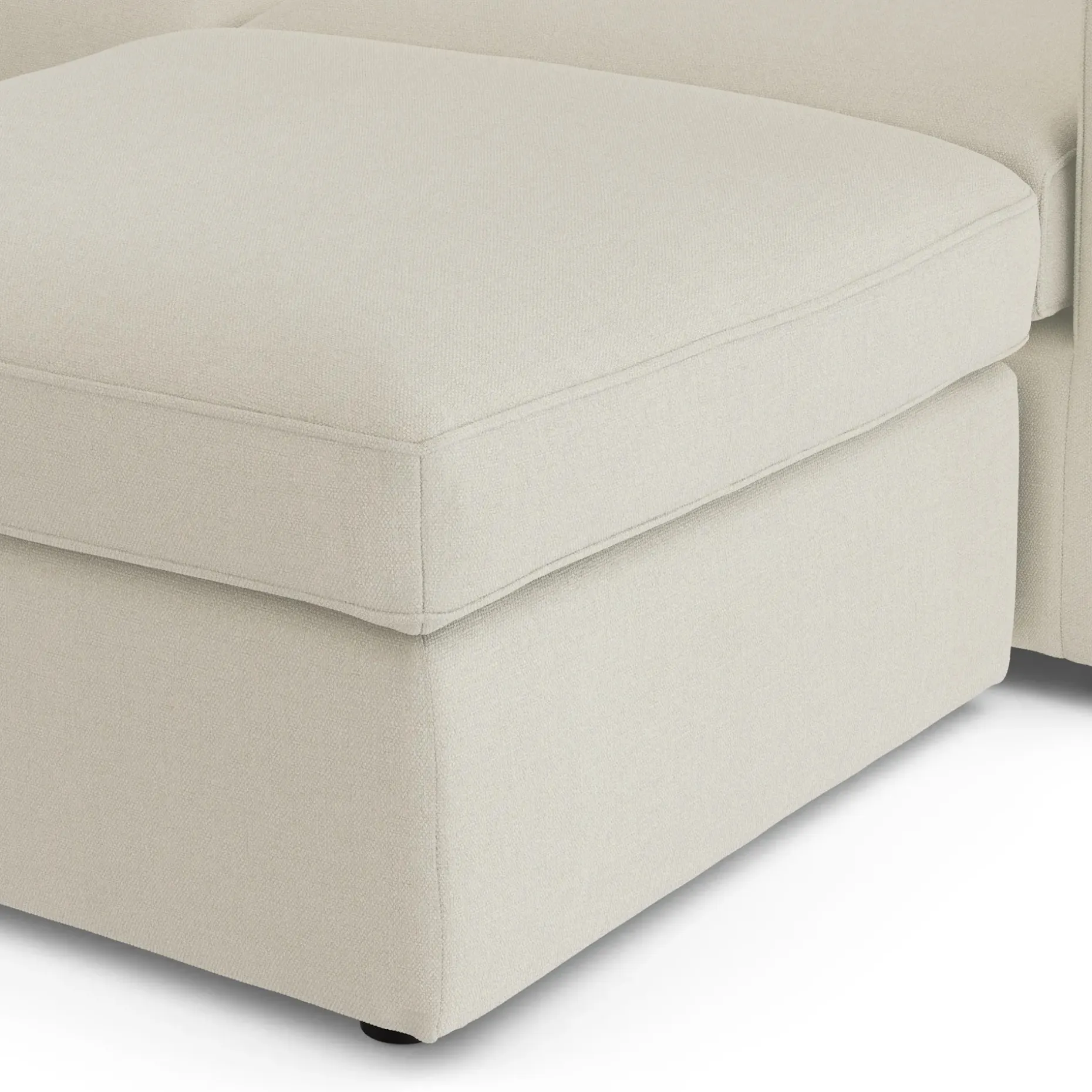 Lenae 104" Reversible Modular Sectional - Savoy Ivory