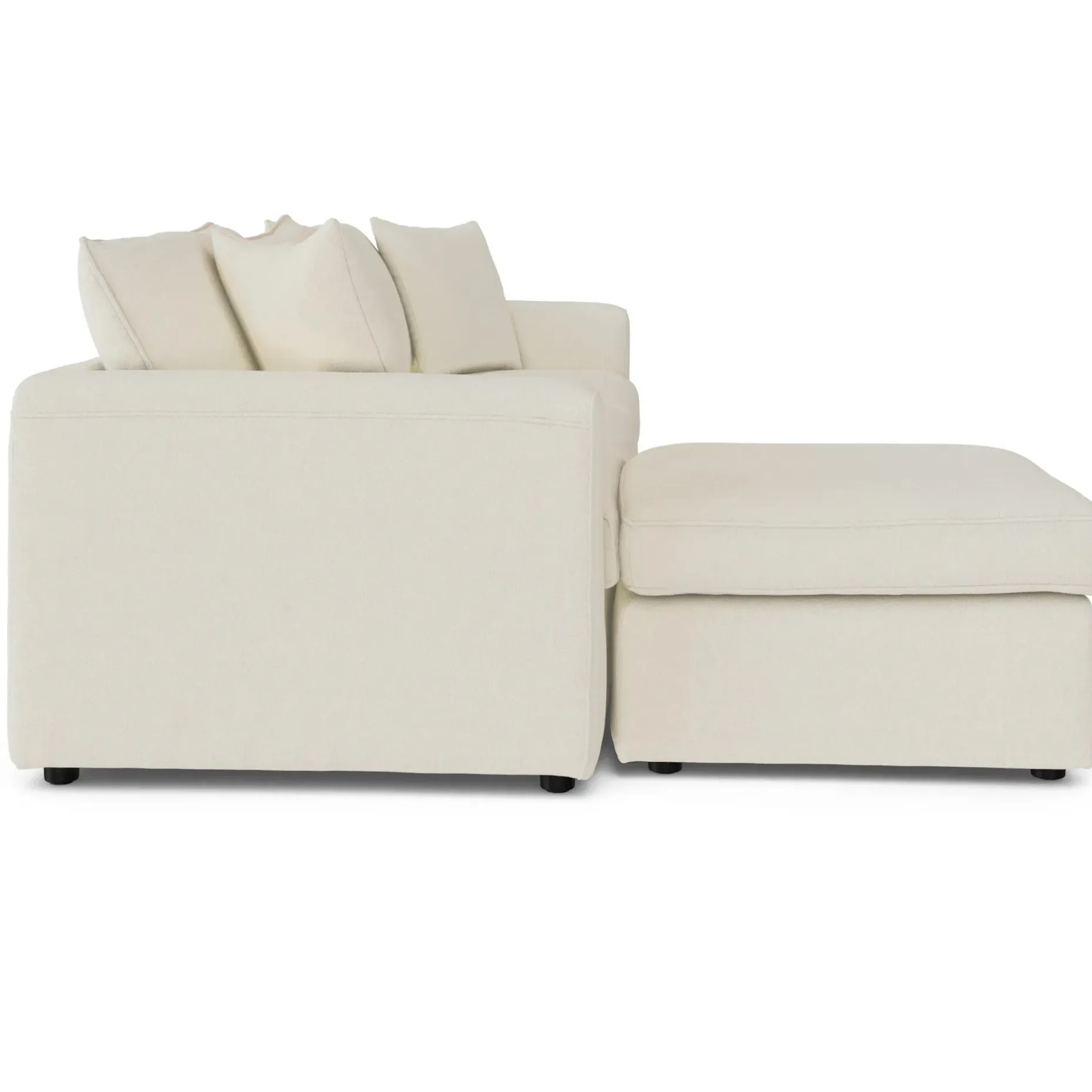 Lenae 104" Reversible Modular Sectional - Savoy Ivory