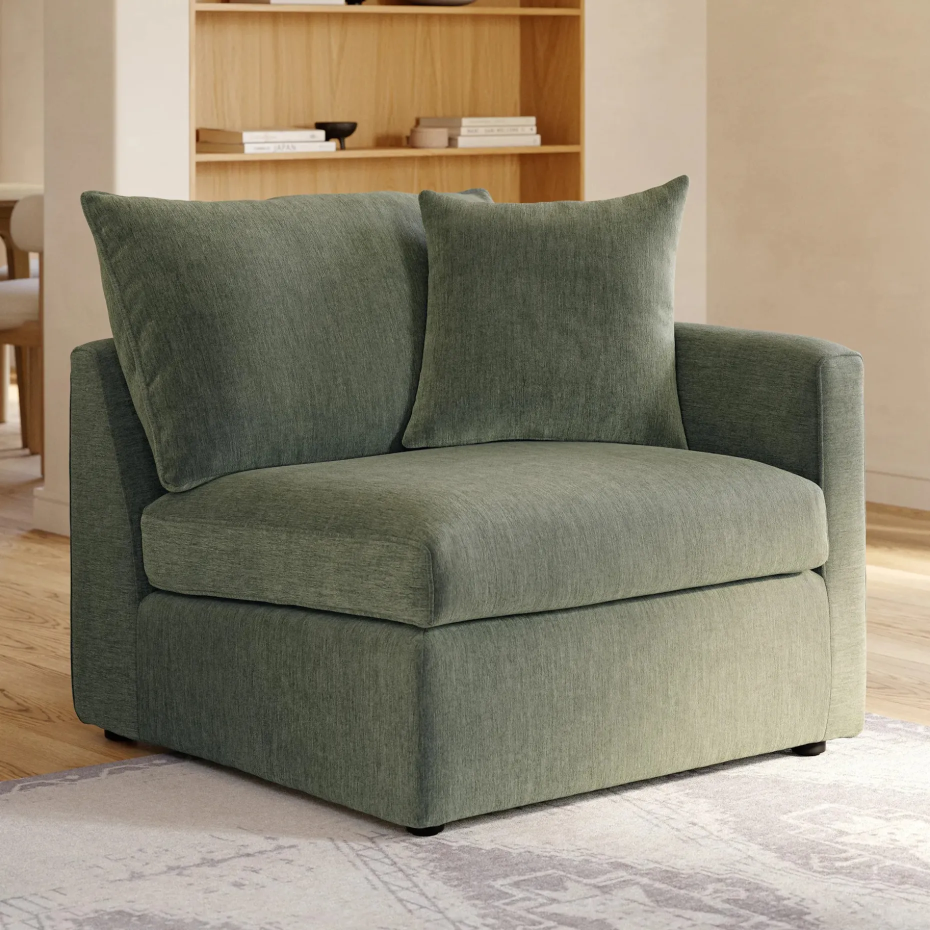 Lenae 36" Right Arm Module - Eleos Green