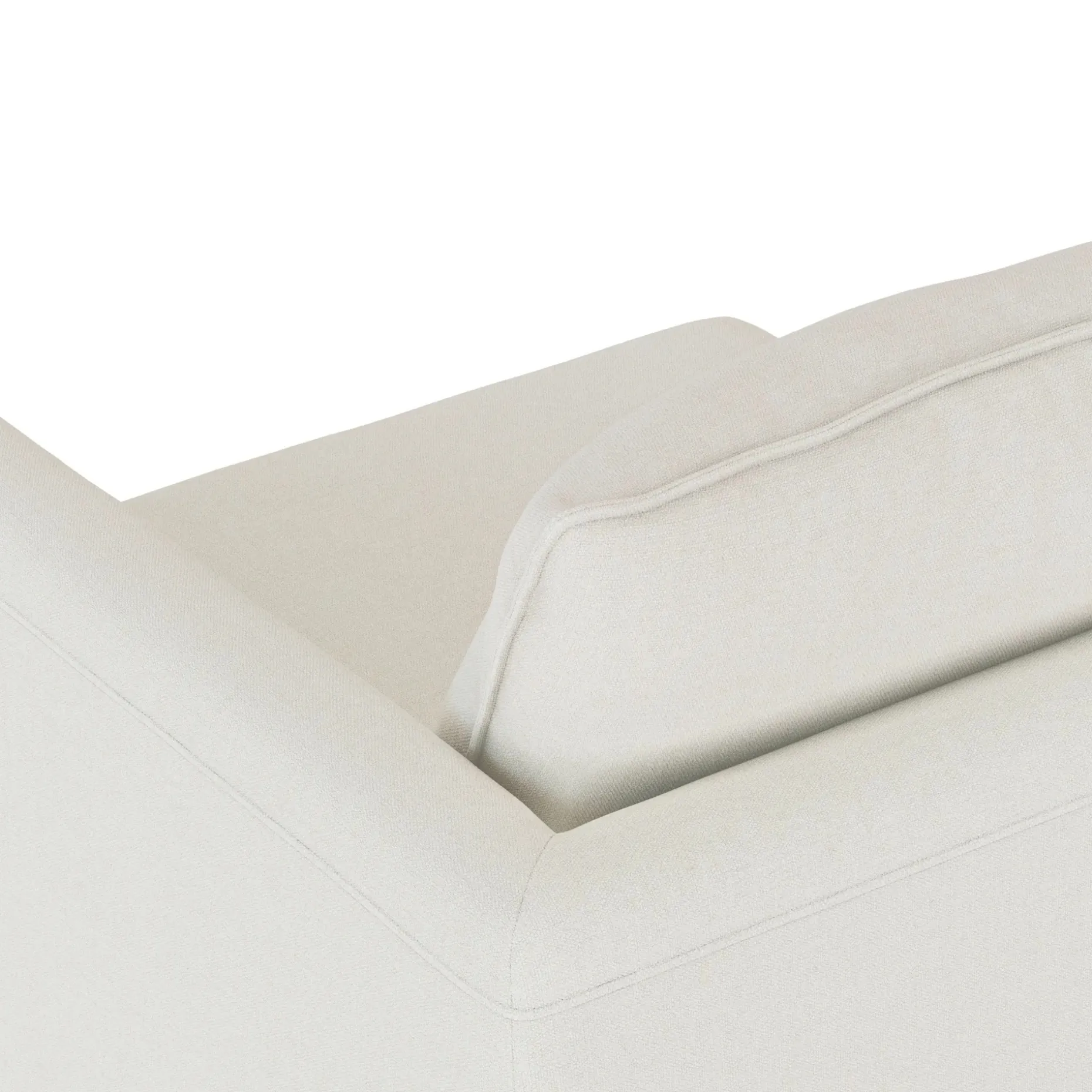 Lenae 36" Right Arm Module - Savoy Ivory