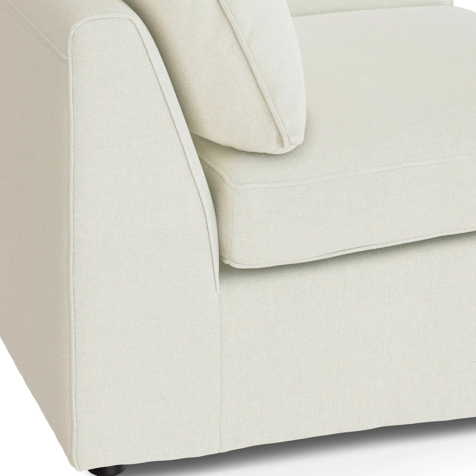 Lenae 36" Right Arm Module - Savoy Ivory