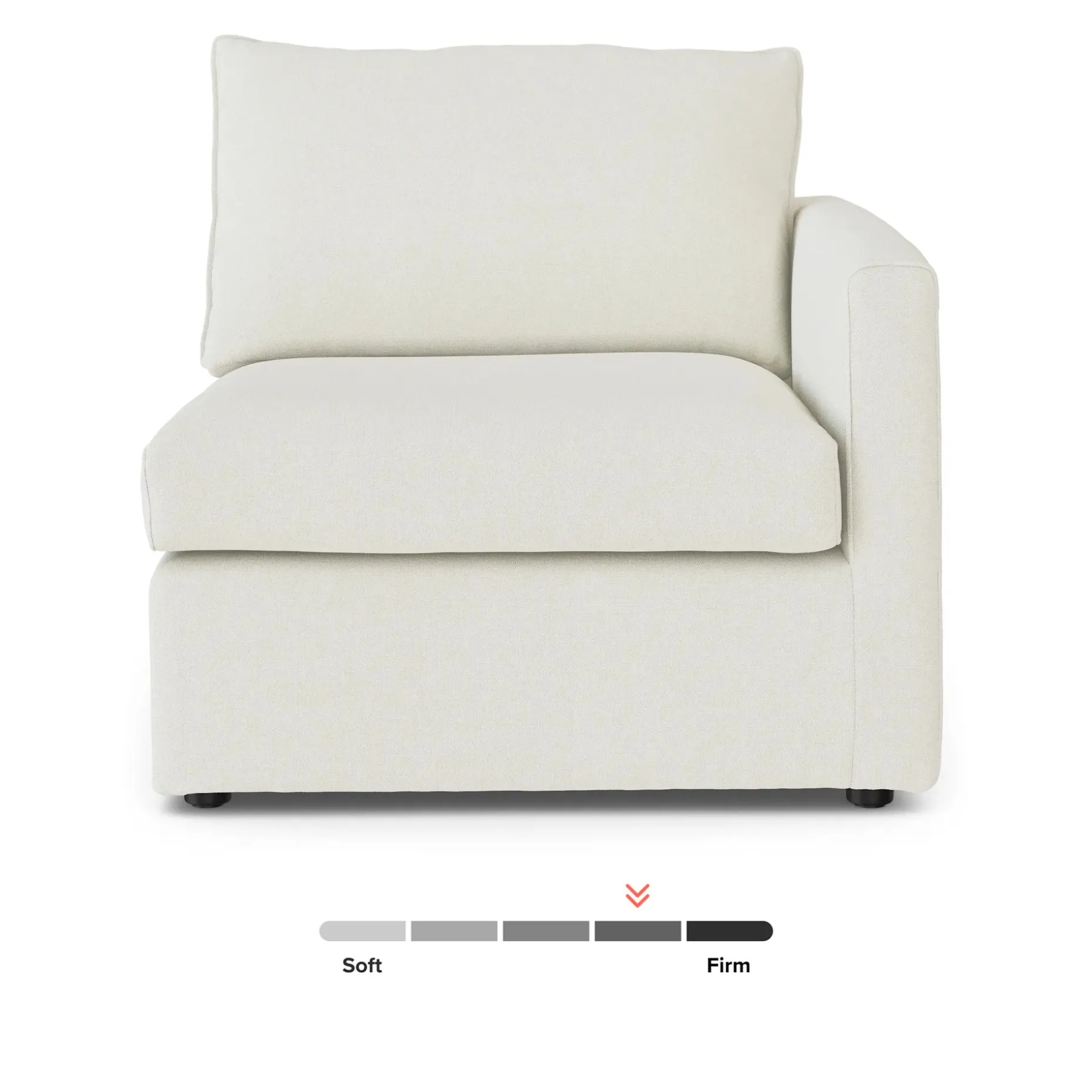 Lenae 36" Right Arm Module - Savoy Ivory