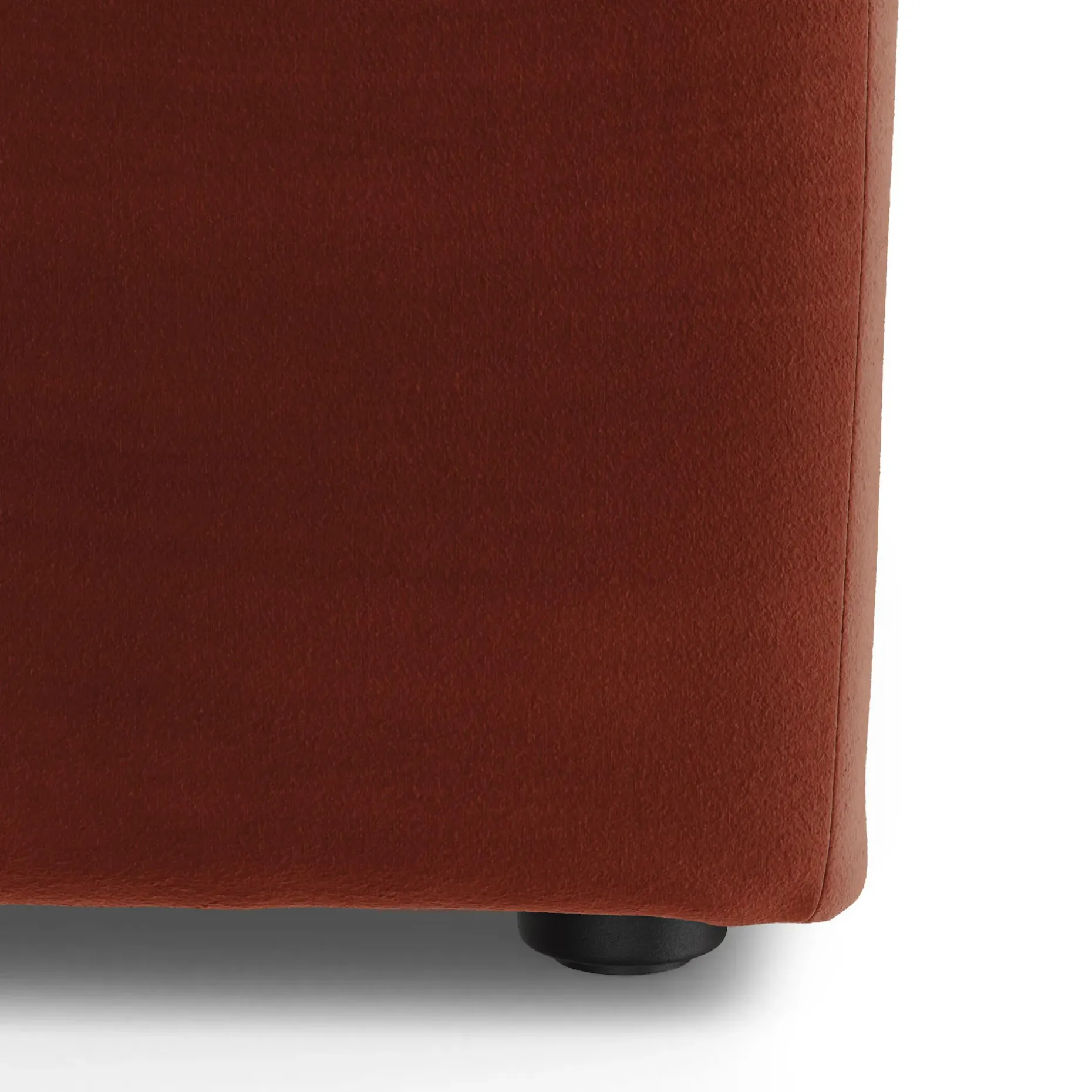 Lenae 36" Velvet Left Arm Module - Hale Rust