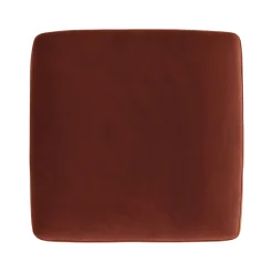 Lenae 33" Velvet Ottoman - Hale Rust