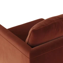 Lenae 36" Velvet Right Arm Module - Hale Rust