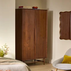 Lenia Armoire - Walnut