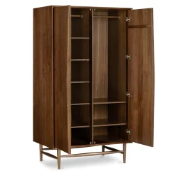 Lenia Armoire - Walnut