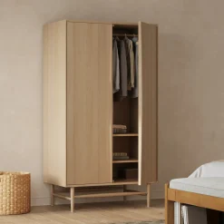 Lenia Armoire - White Oak
