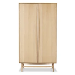 Lenia Armoire - White Oak