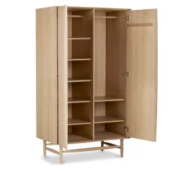 Lenia Armoire - White Oak
