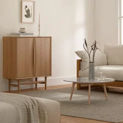 Lenia 34" Cabinet - White Oak