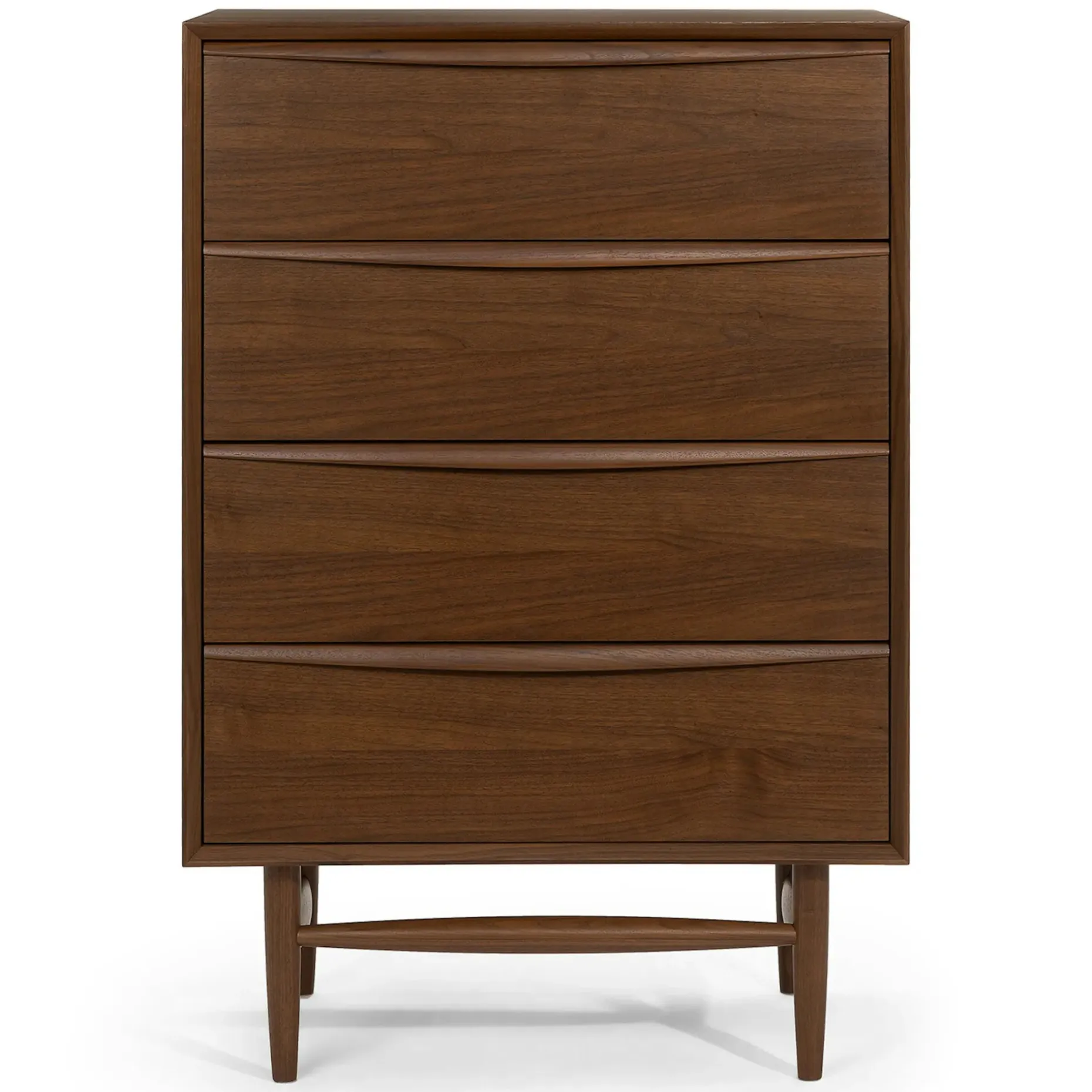 Lenia 4-Drawer Chest - Walnut
