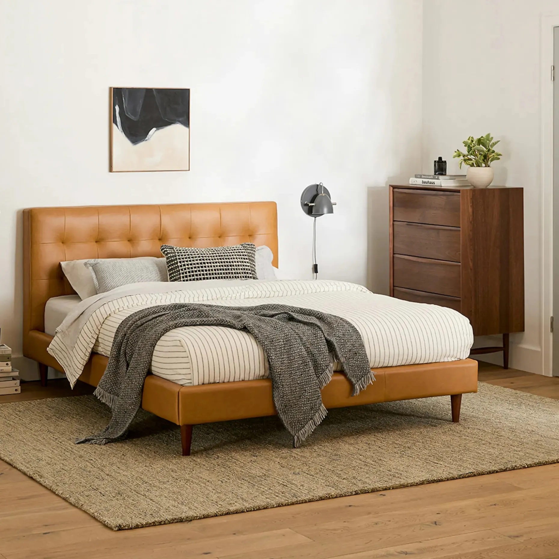Lenia 4-Drawer Chest - Walnut