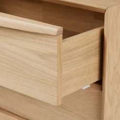 Lenia 6-Drawer Double Dresser - White Oak