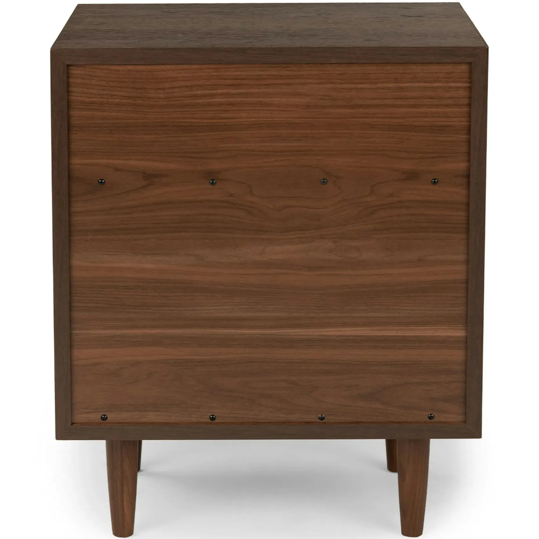 Lenia 2-Drawer Nightstand - Walnut