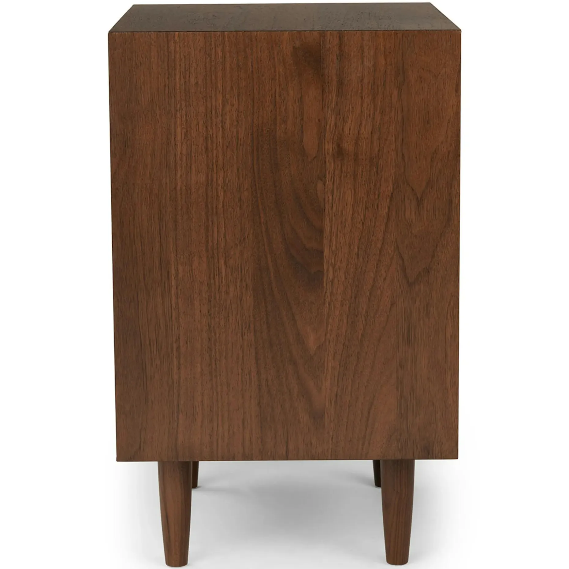 Lenia 2-Drawer Nightstand - Walnut