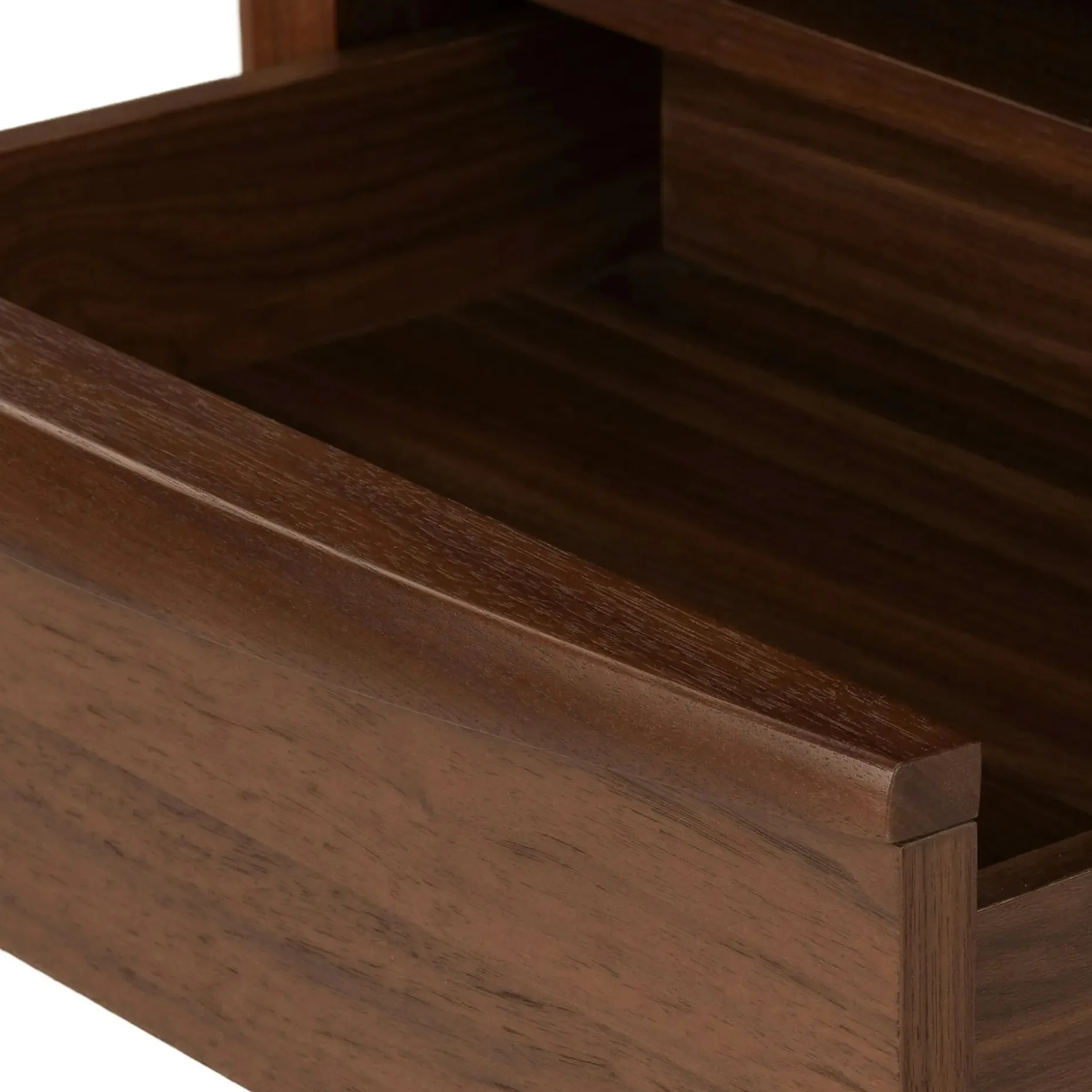 Lenia 2-Drawer Nightstand - Walnut