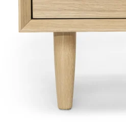 Lenia 2-Drawer Nightstand - White Oak