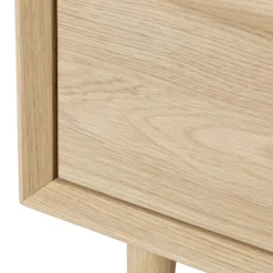 Lenia 2-Drawer Nightstand - White Oak