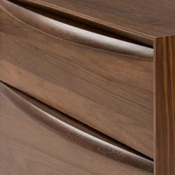 Lenia 9-Drawer Triple Dresser - Walnut