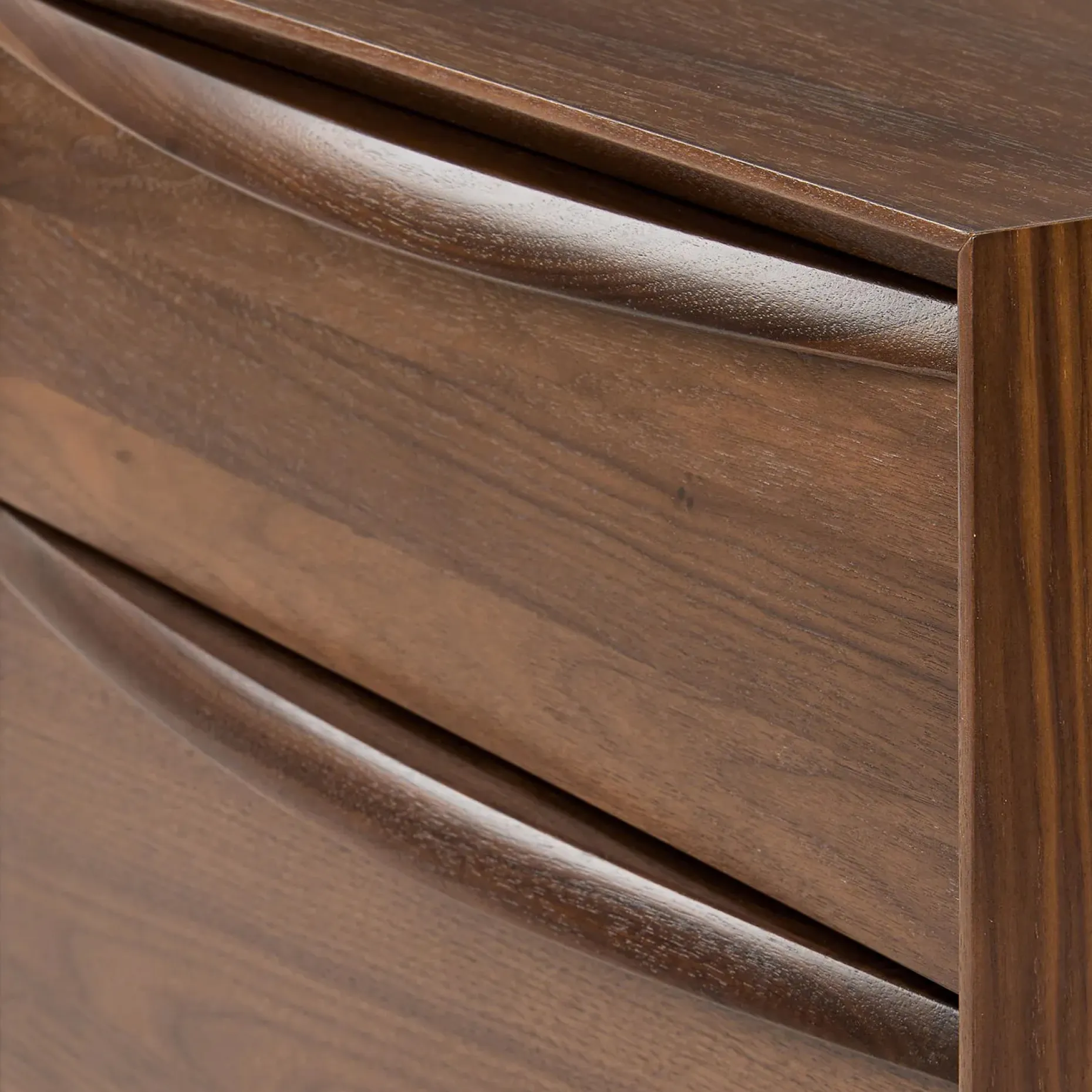 Lenia 9-Drawer Triple Dresser - Walnut