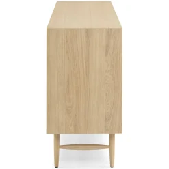Lenia 9-Drawer Triple Dresser - White Oak