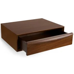 Lenia Floating Nightstand - Walnut