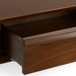 Lenia Floating Nightstand - Walnut