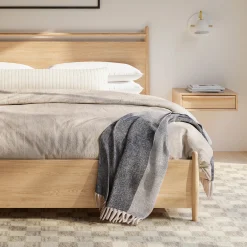 Lenia Floating Nightstand - White Oak