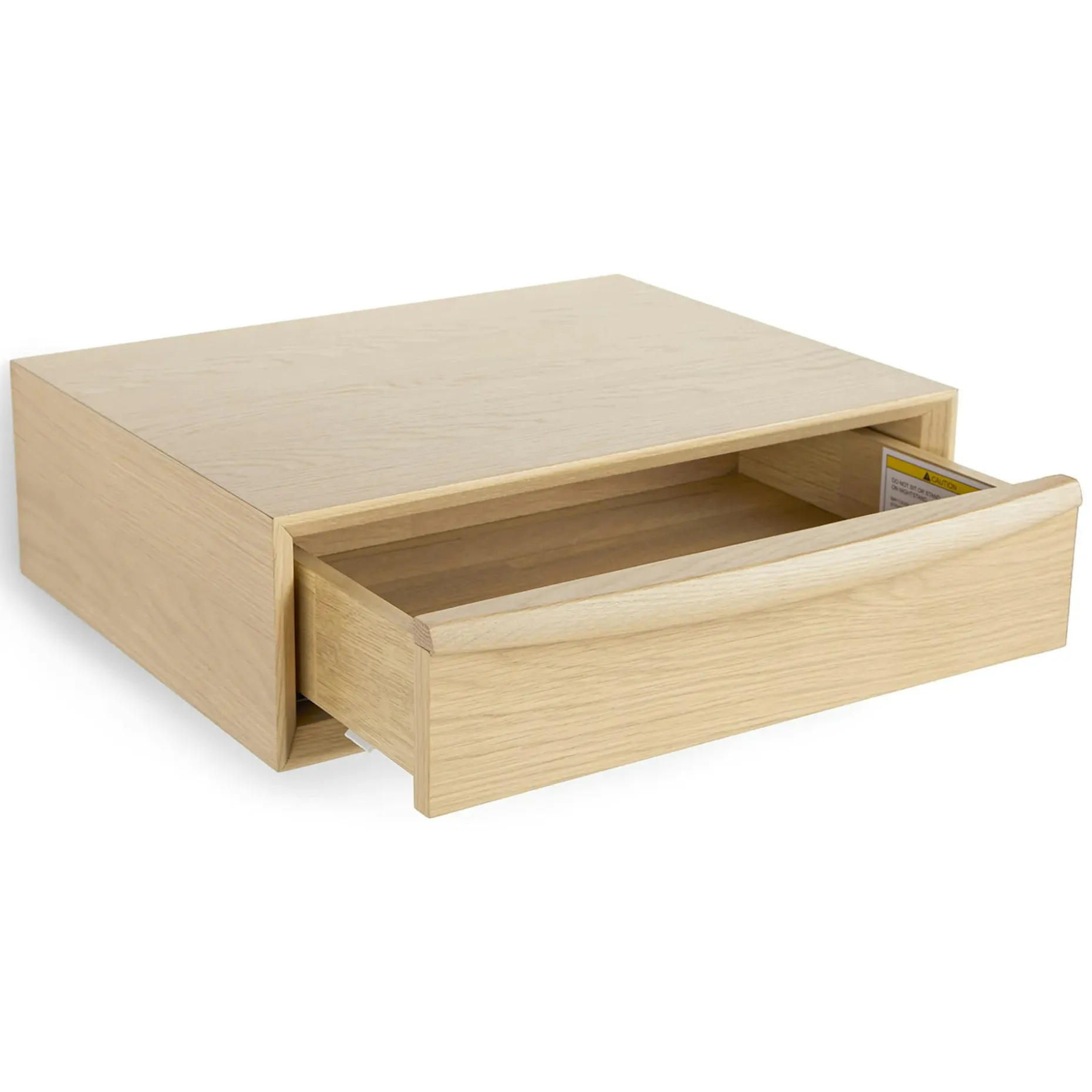 Lenia Floating Nightstand - White Oak