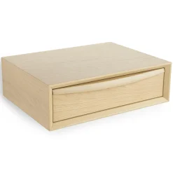 Lenia Floating Nightstand - White Oak