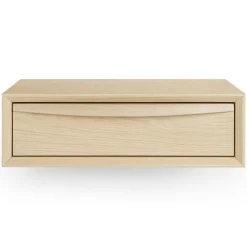 Lenia Floating Nightstand - White Oak