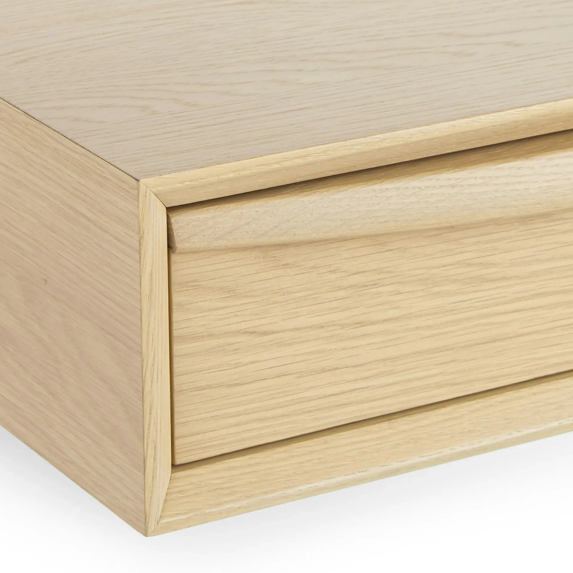 Lenia Floating Nightstand - White Oak