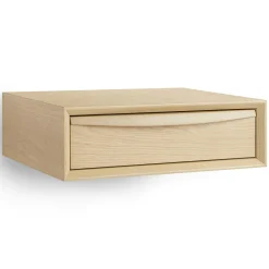 Lenia Floating Nightstand - White Oak