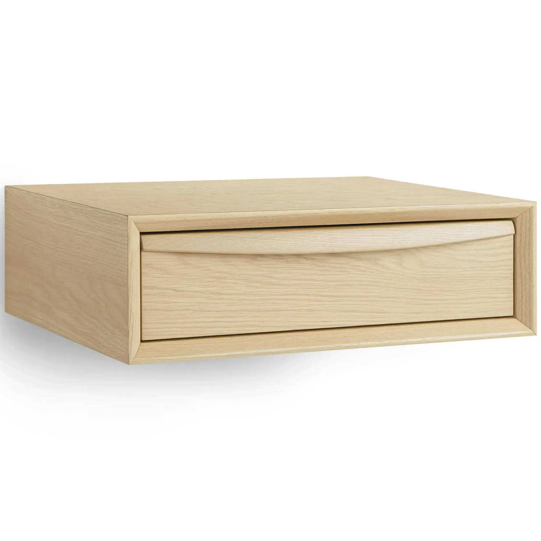 Lenia Floating Nightstand - White Oak