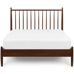 Lenia Full Bed - Walnut