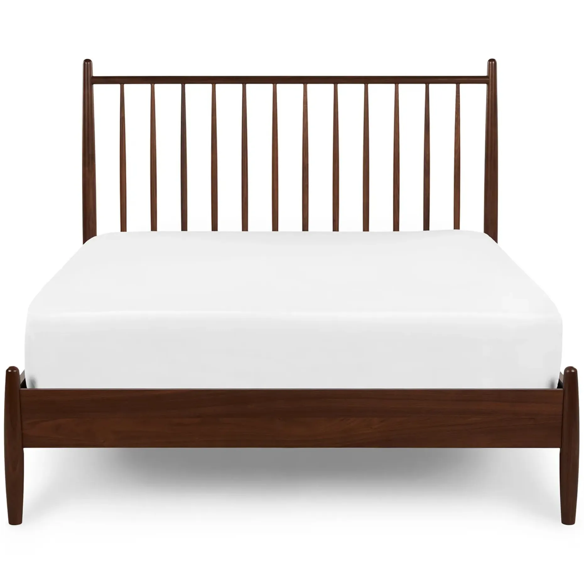 Lenia Full Bed - Walnut