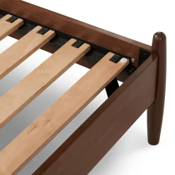 Lenia Full Bed - Walnut