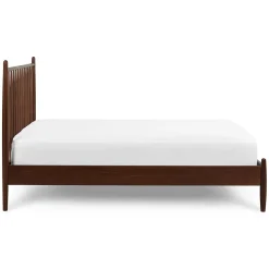 Lenia Full Bed - Walnut