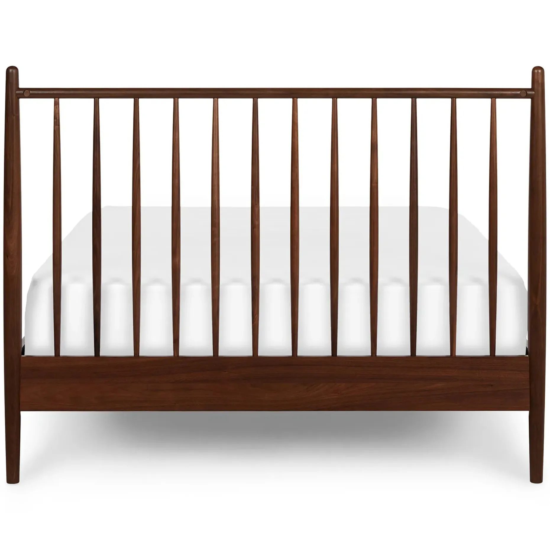 Lenia Full Bed - Walnut