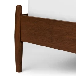 Lenia Full Bed - Walnut