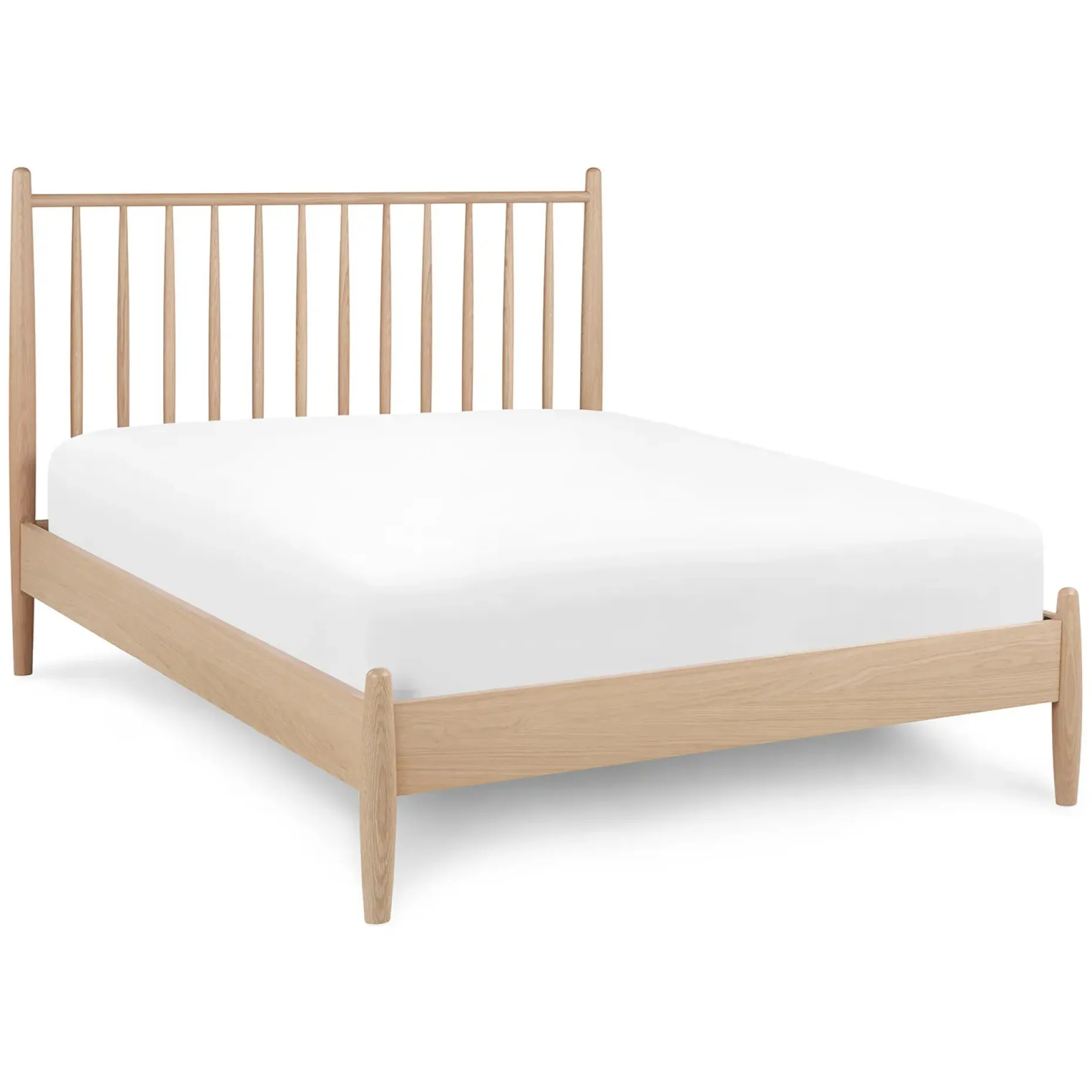 Lenia Full Bed - White Oak