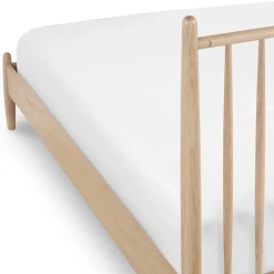 Lenia Full Bed - White Oak