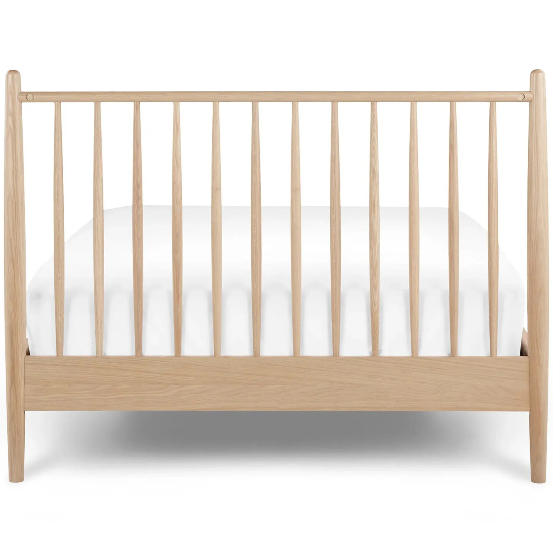 Lenia Full Bed - White Oak