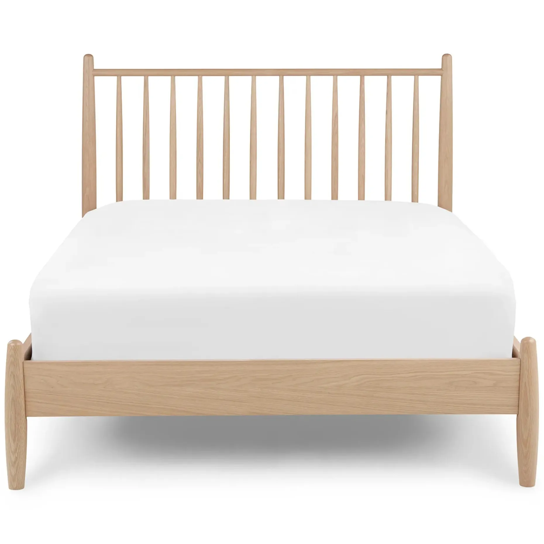 Lenia Full Bed - White Oak