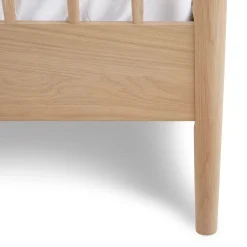 Lenia Full Bed - White Oak