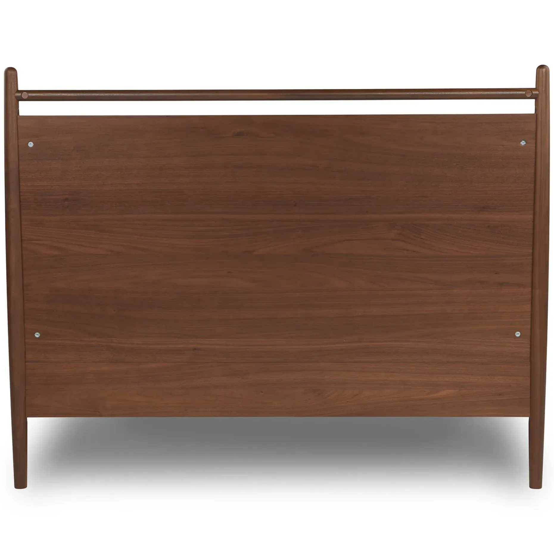 Lenia Full Panel Bed - Walnut
