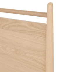 Lenia Full Panel Bed - White Oak