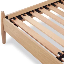Lenia Full Panel Bed - White Oak